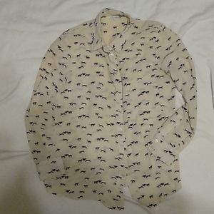 Club Monaco Silk Blouse